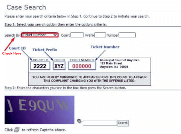 Ticket Search